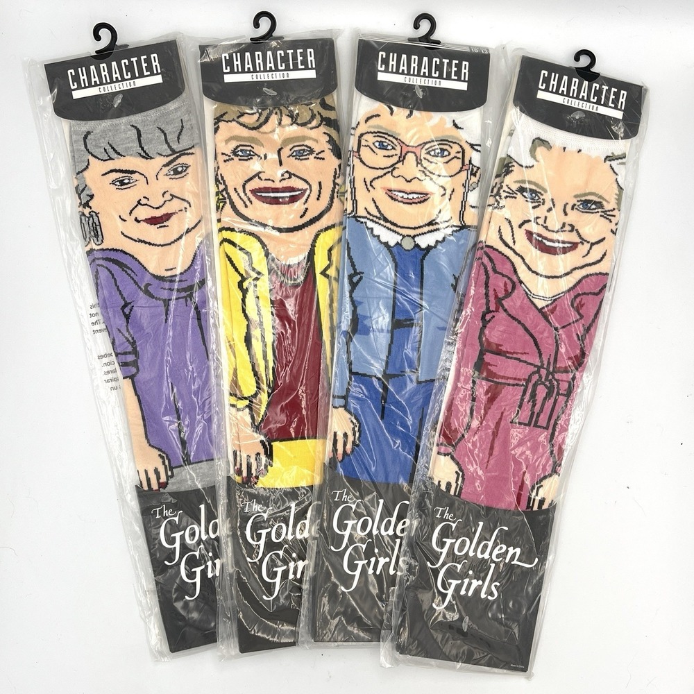 The Golden‎ Girls Crew Socks Sophia Rose Blanche Dorothy New